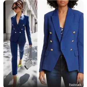 L’agence Kenzie Double Breasted Blazer Jacket